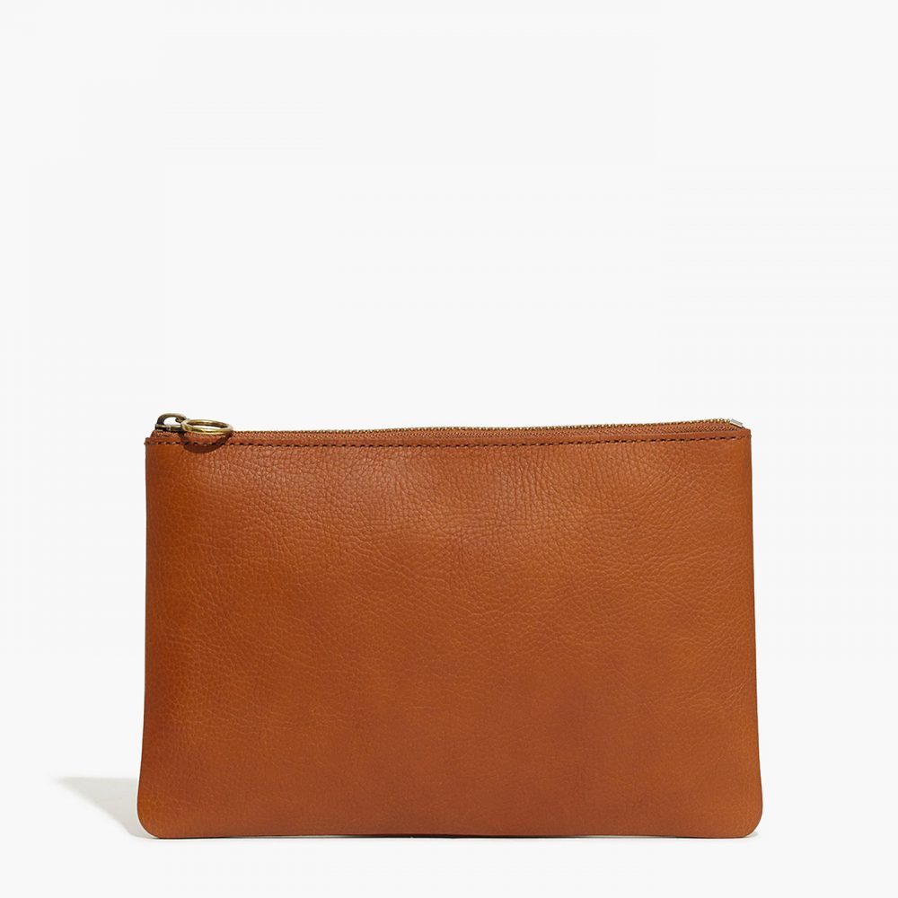 Angelica Station Madewell The Leather Pouch Clutch